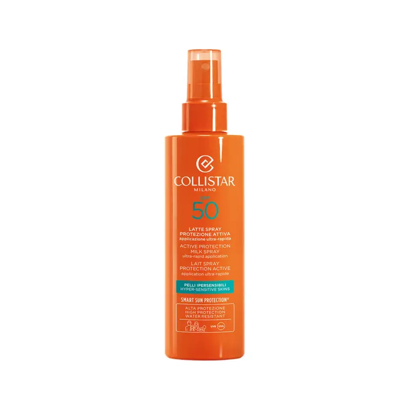 Abbronzatura Latte Spray Protezione Attiva SPF50 - Solari alta protezione