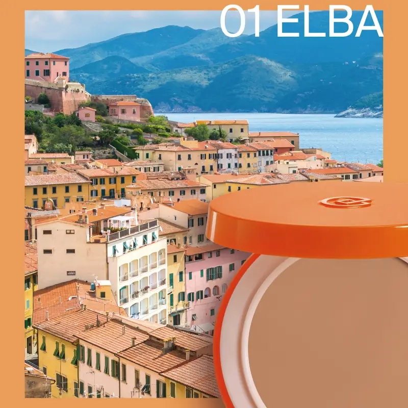 Abbronzatura Mediterranea - Fondotinta Compatto Solare SPF15 REFILL 01 Elba - Fondotinta miniatura 3