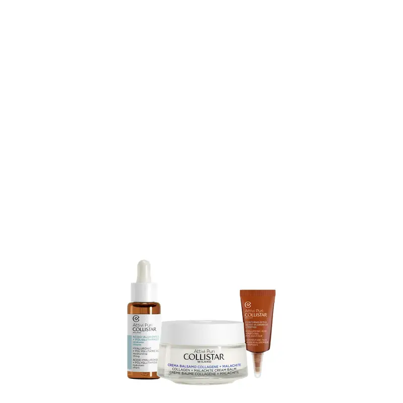Attivi Puri Cofanetto Crema Balsamo Collagene + Malachite - Trattamento antietà pelli mature, Crema antirughe, Cofanetto trattamento, Cofanet miniatura 2