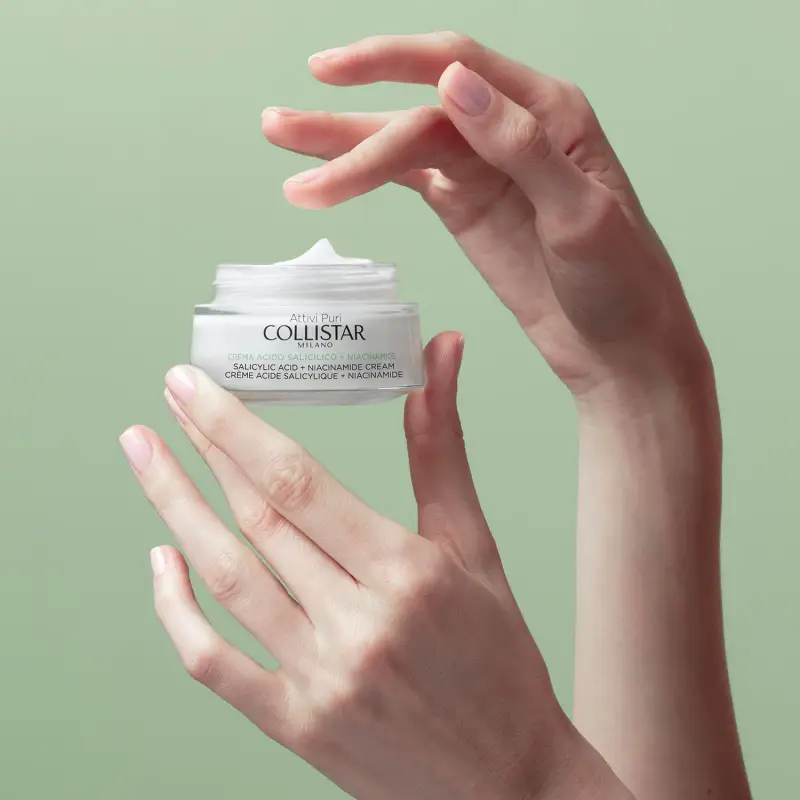 Attivi Puri Crema Acido Salicilico + Niacinamide - Crema viso pelle grassa miniatura 3