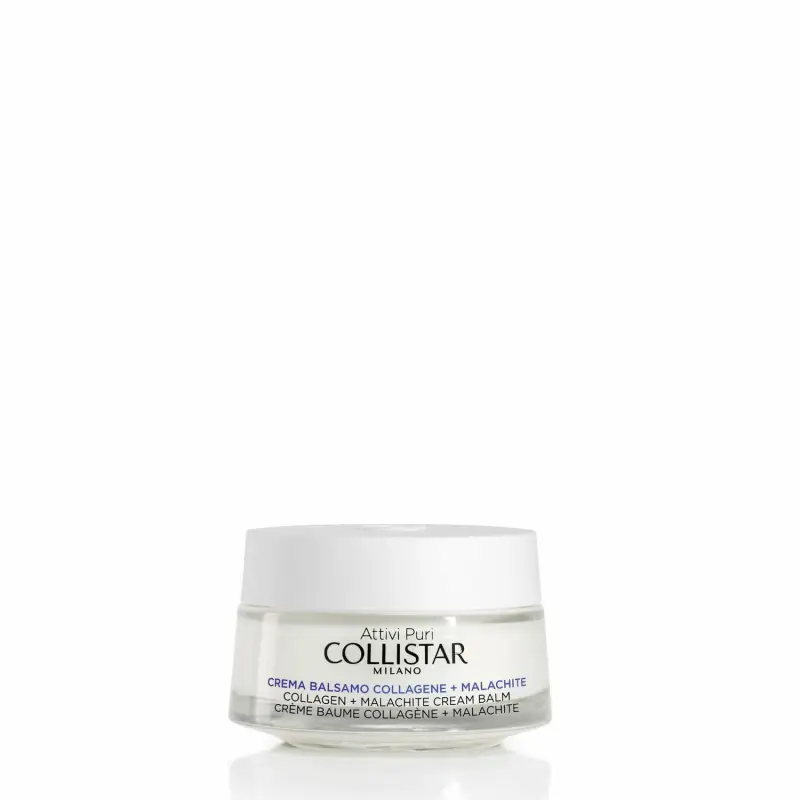 Attivi Puri Crema Balsamo Collagene + Malachite - Trattamento antietà pelli mature,Crema antirughe