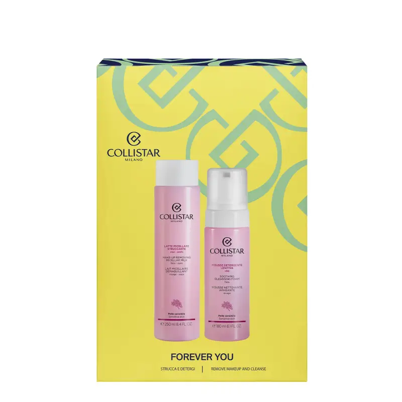 Detergenza Cofanetto Detersione - Mousse Detergente Lenitiva Viso - Latte detergente, Mousse detergente viso, Cofanetto trattamento miniatura 3