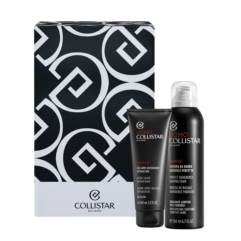 L'uomo Cofanetto Schiuma Da Barba Aderenza Perfetta - Schiuma da barba,Dopobarba uomo,Cofanetti regalo per lui