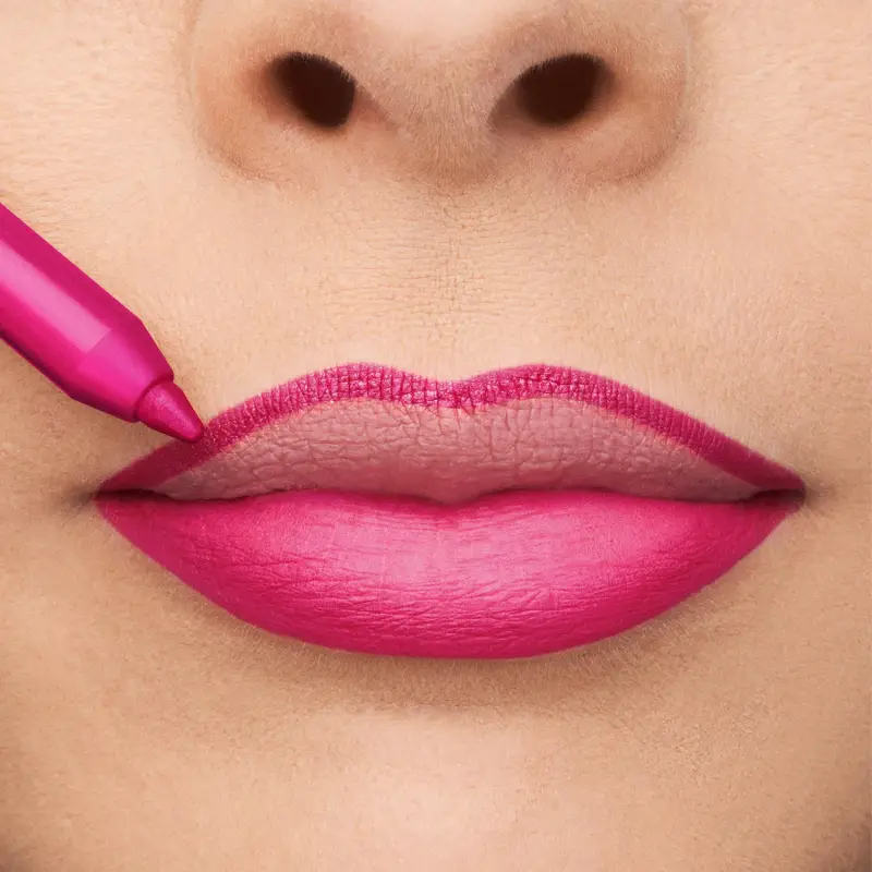 Labbra Professionale Matita Labbra Lunga Durata 103 Fucsia Petunia - Matita labbra miniatura 3
