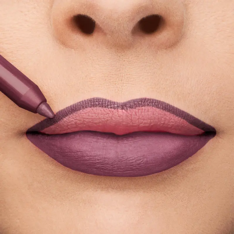 Labbra Professionale Matita Labbra Lunga Durata 114 Warm Mauve - Matita labbra miniatura 3