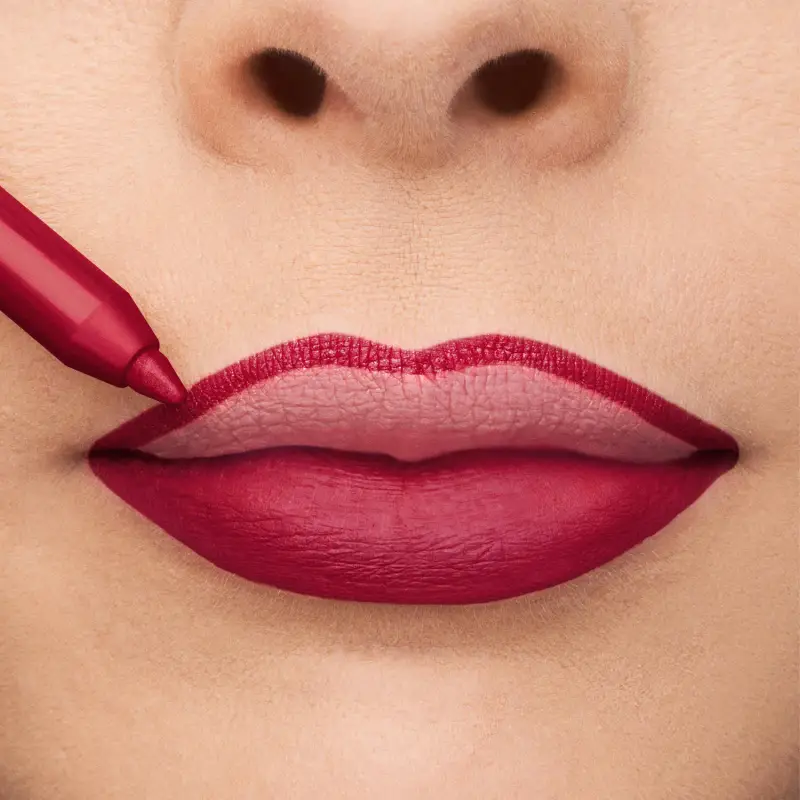 Labbra Professionale Matita Labbra Lunga Durata 16 Rubino - Matita labbra miniatura 3