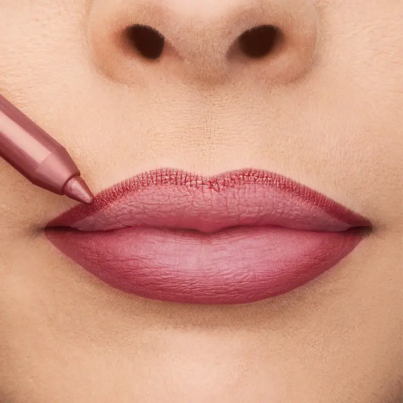 Labbra Professionale Matita Labbra Lunga Durata 8 Rosa Cameo - Matita labbra miniatura 3