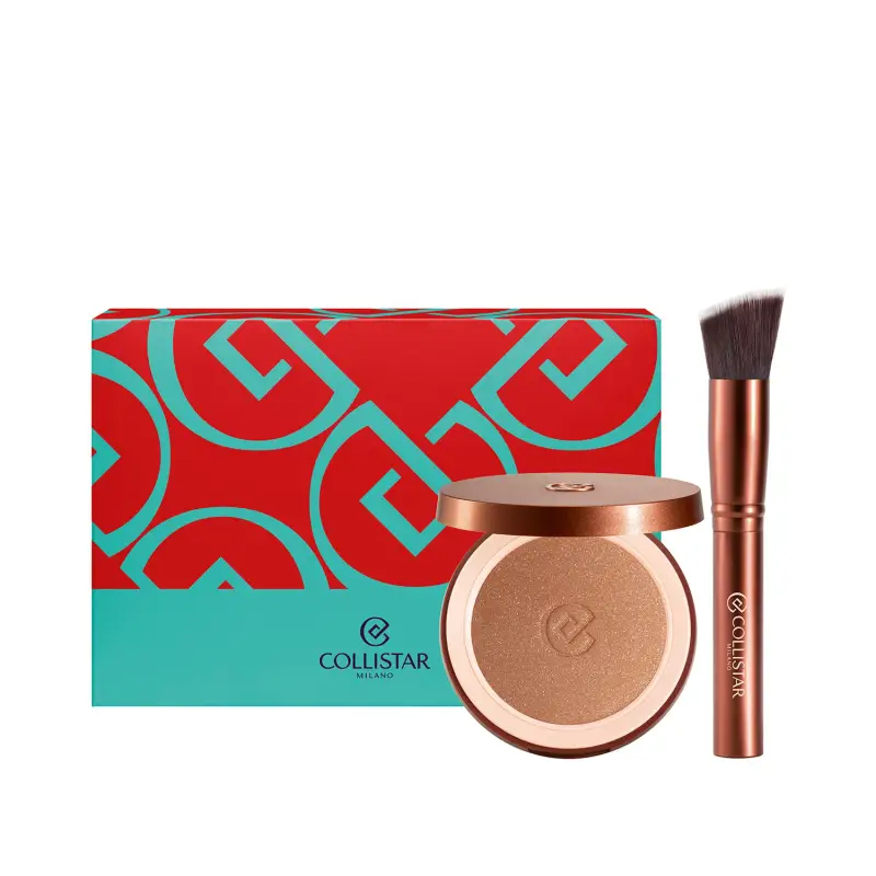 Viso Cofanetto terra polvere abbronzante effetto seta 09 Cristalli di Sole - Terra viso,Cofanetti make up