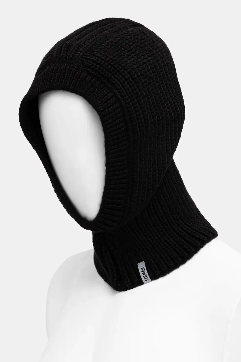 balaclava in misto lana Nero miniatura 2
