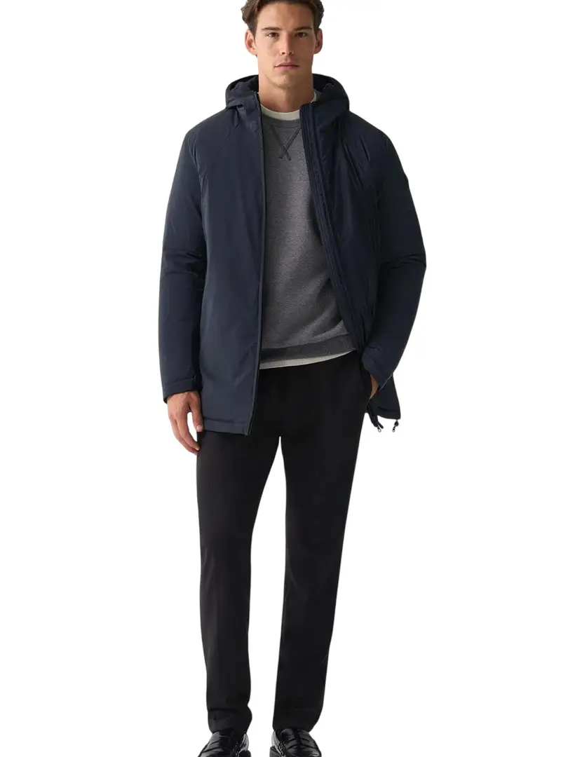 capospalla uomo Giacca lunga stretch autunnale 1129 4WX 68 BLUE