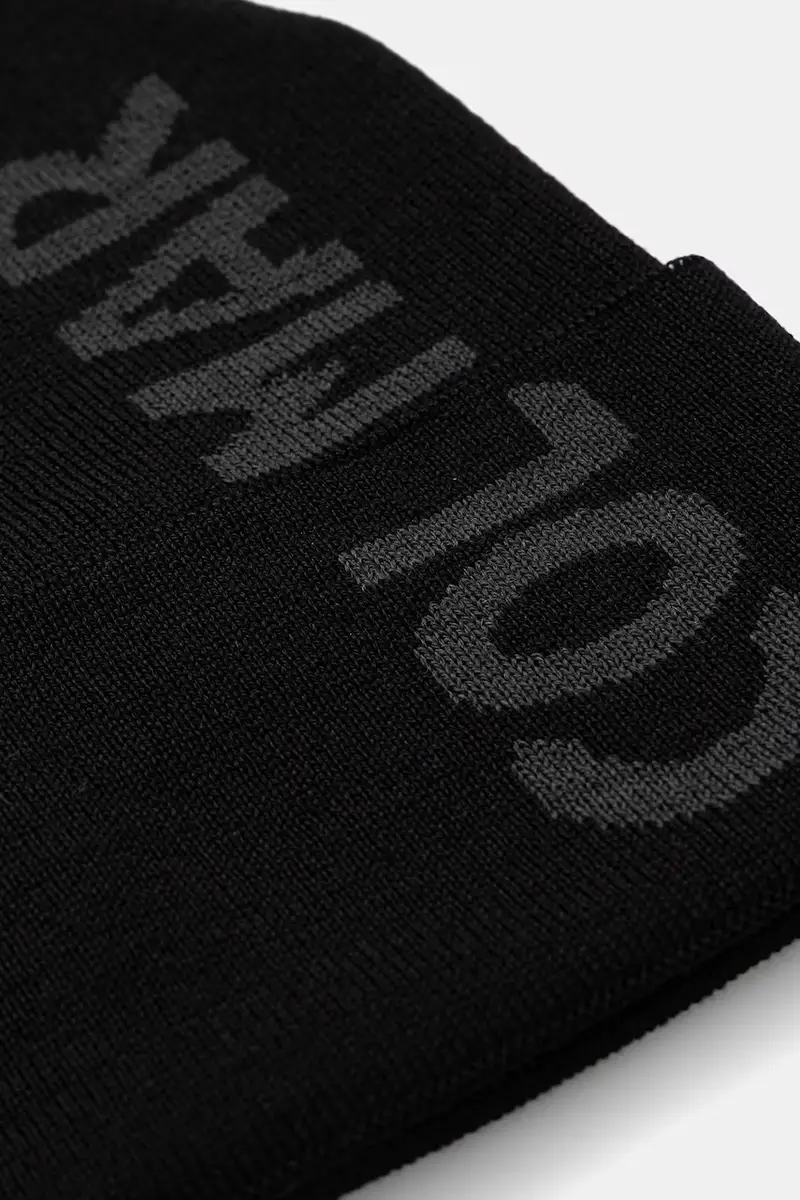 cappello con lana Nero miniatura 3