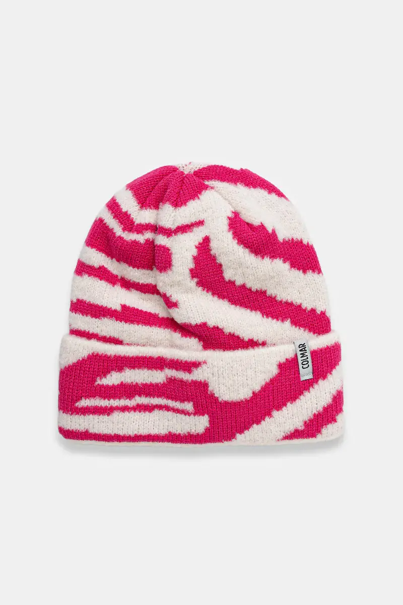 cappello con lana Rosa