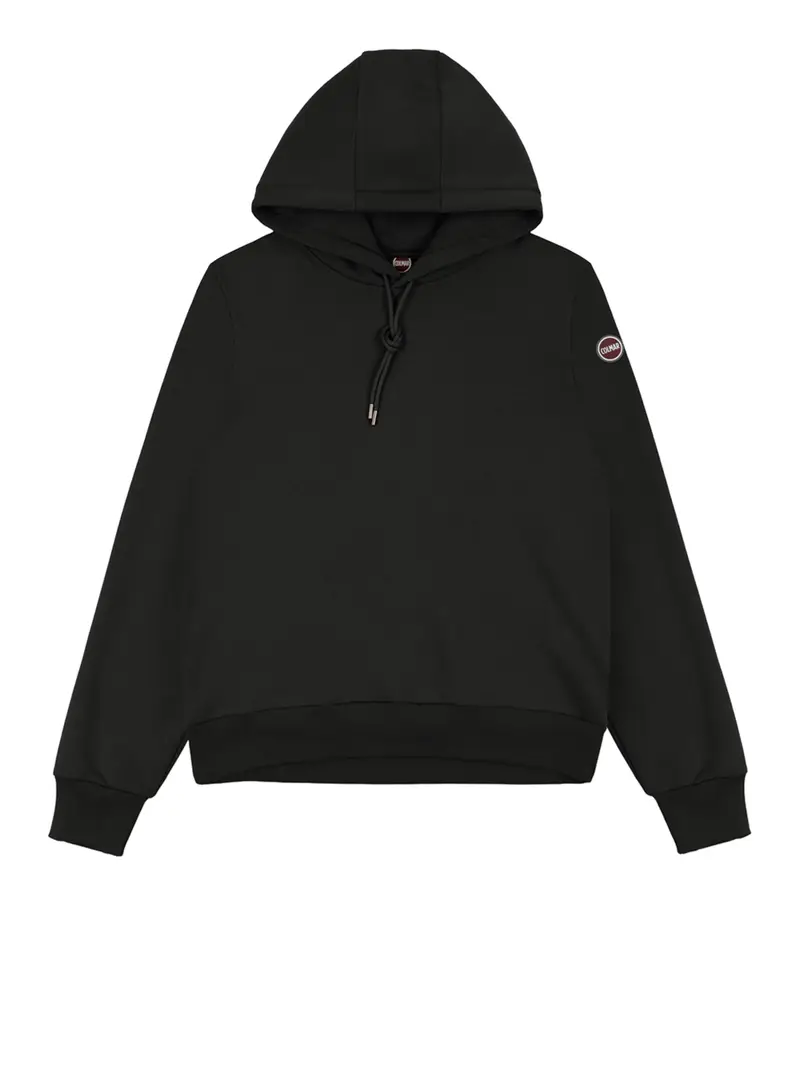 felpa cappuccio colmar da uomo - nero