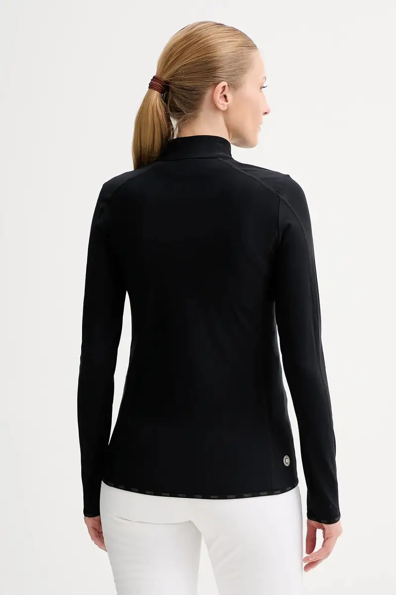 felpa da sport donna colore nero 9336.7LO miniatura 3