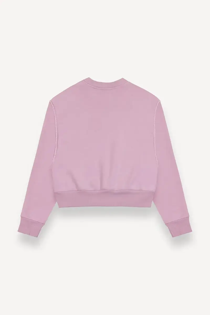 felpa donna colore rosa 9249.3ZN Violetto miniatura 2