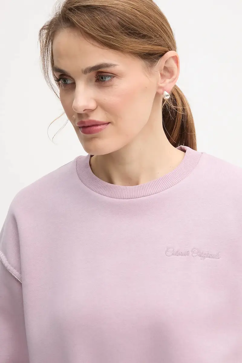 felpa donna colore rosa 9249.3ZN Violetto miniatura 4