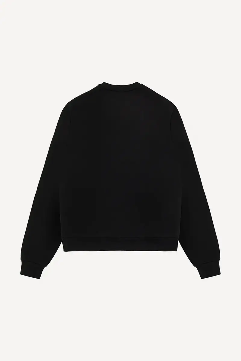 felpa in cotone uomo colore nero 6283.6ZJ miniatura 2