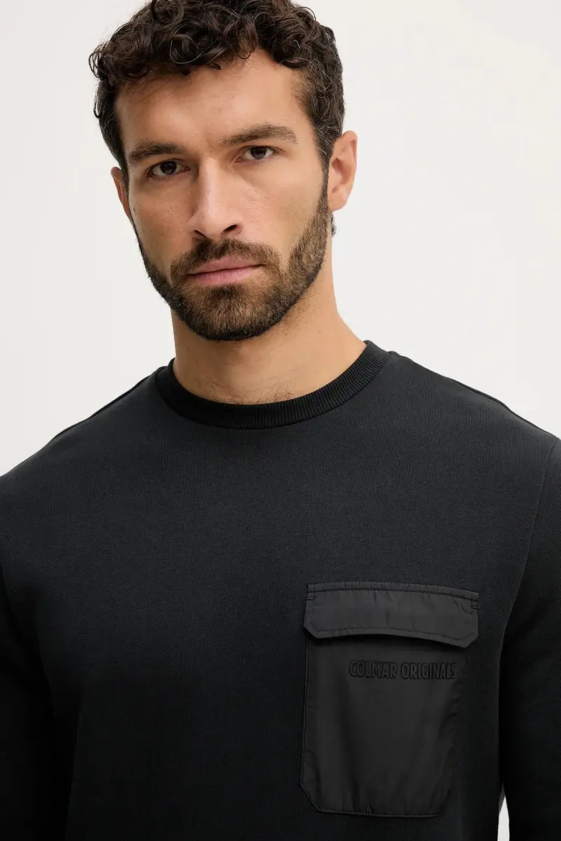 felpa in cotone uomo colore nero 6283.6ZJ miniatura 4