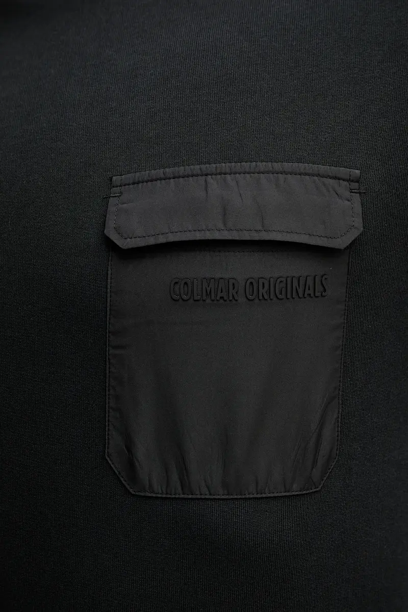 felpa in cotone uomo colore nero 6283.6ZJ miniatura 5