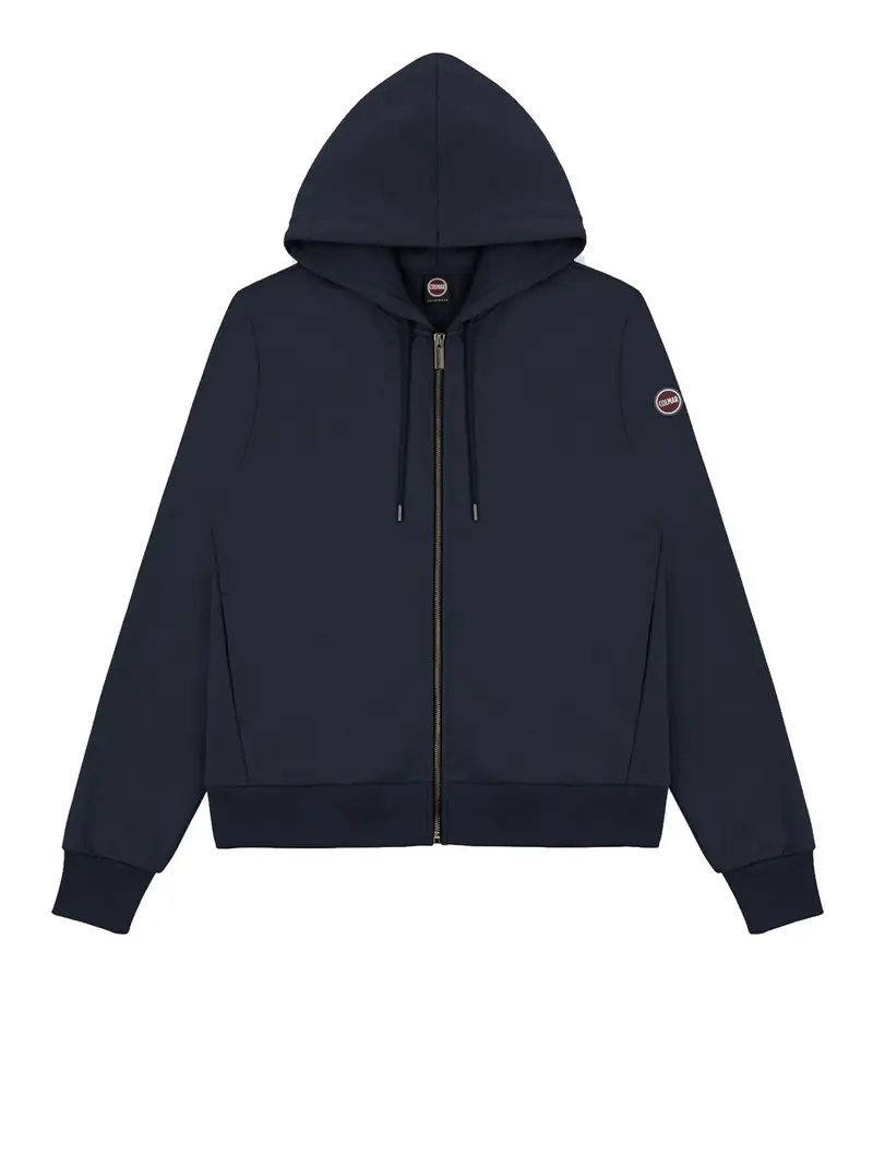 felpa zip colmar da uomo - blu