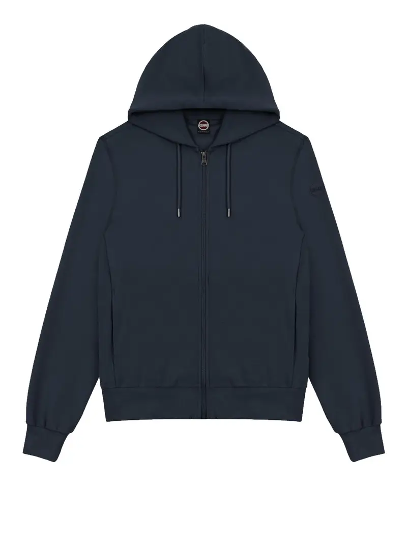 felpa zip colmar da uomo - blu