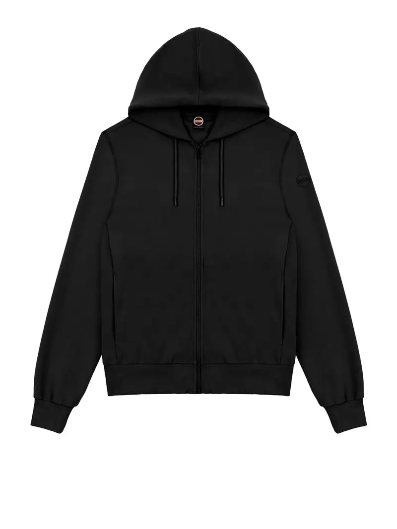 felpa zip colmar da uomo - nero