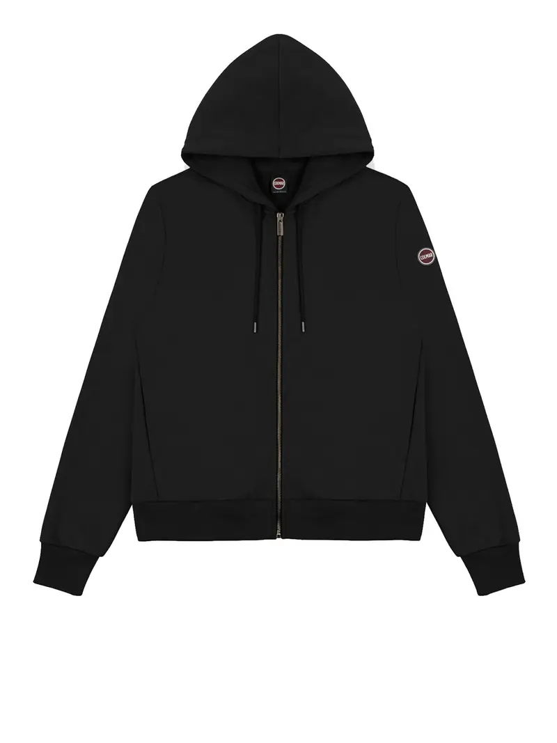 felpa zip colmar da uomo - nero