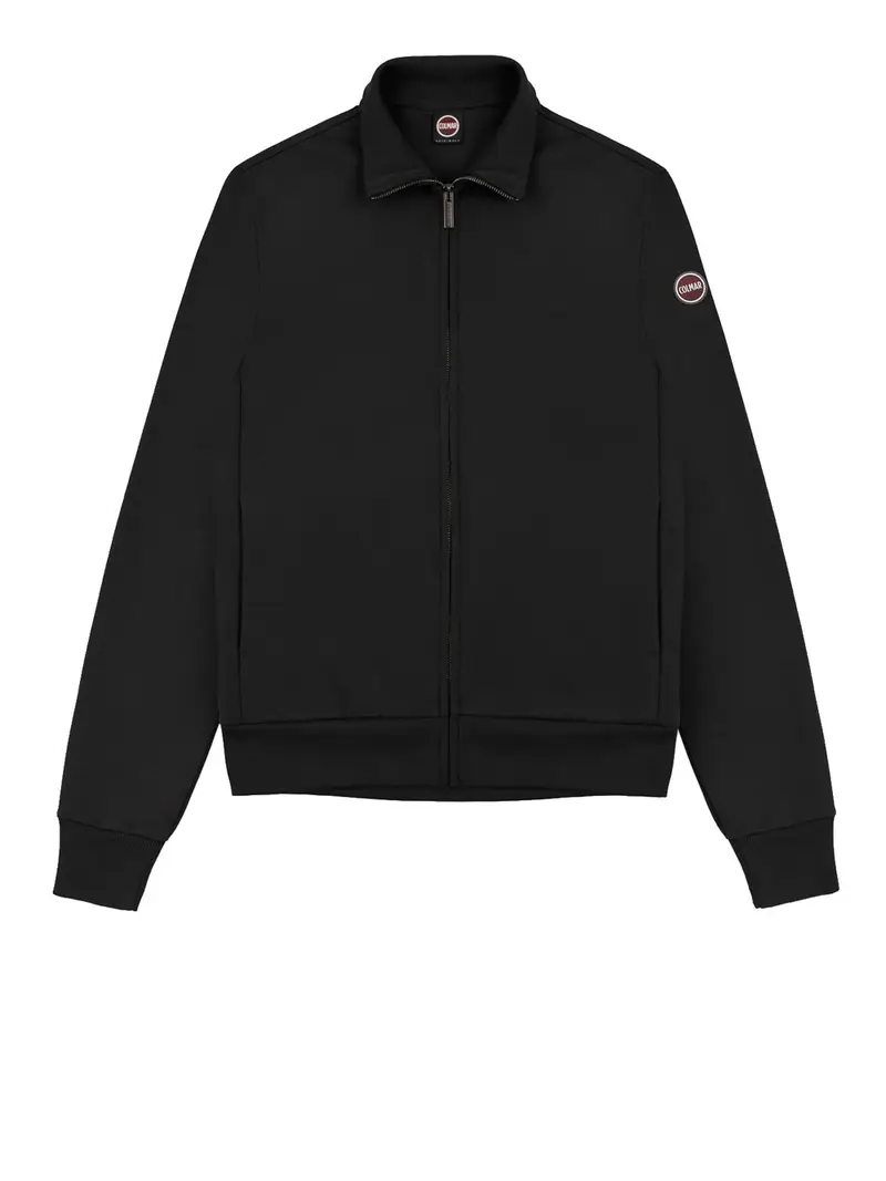 felpa zip colmar da uomo - nero