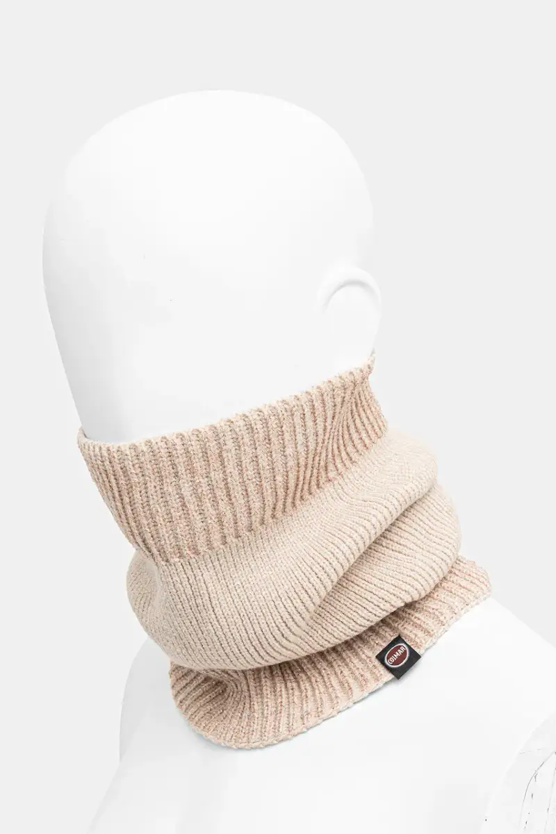 foulard multifunzione colore nero Beige miniatura 2