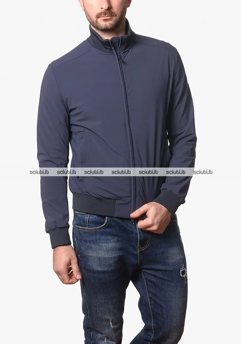 Giacca Colmar uomo blu scuro ultraleggera in microfibra