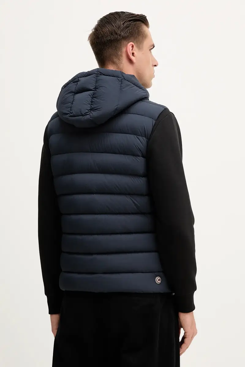 gilet in piuma colore blu navy 1259.4ZP miniatura 3