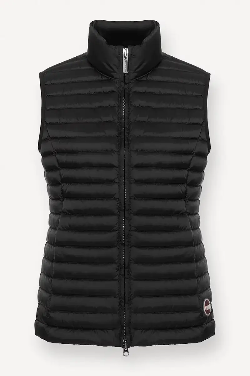 gilet in piuma colore nero 2215.2YO