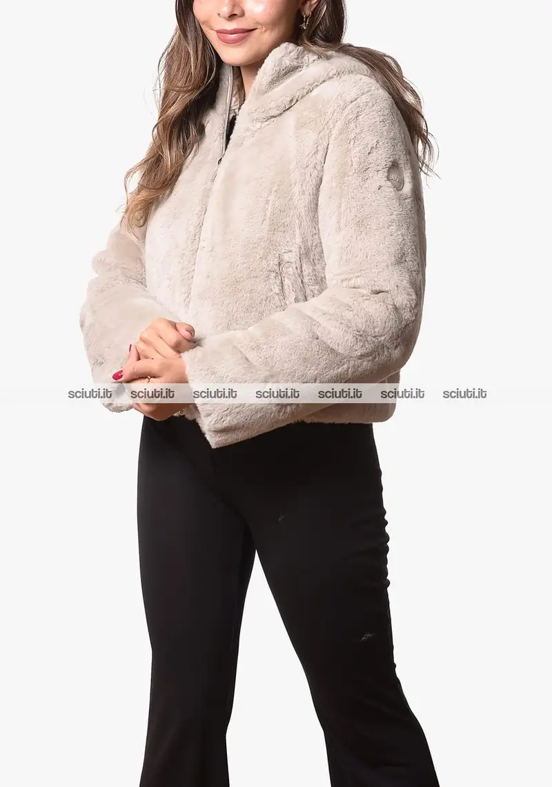 Giubbotto Colmar donna beige pesante reversibile