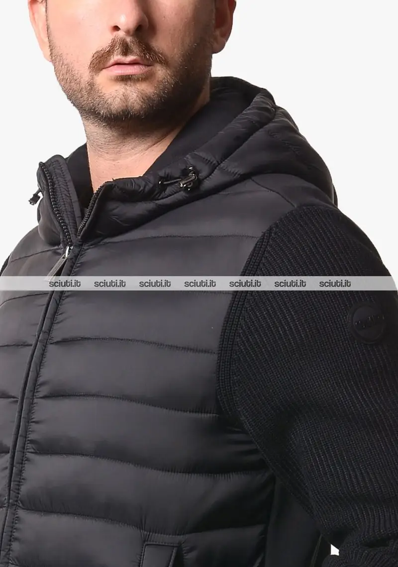 Giubbotto Colmar uomo nero leggero bitessuto