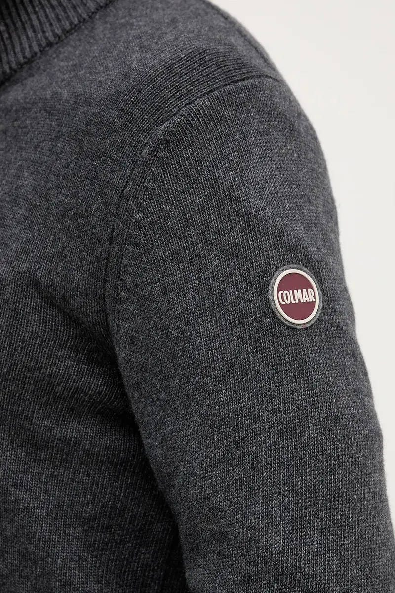 maglione in lana uomo colore grigio 4472.5YR miniatura 5