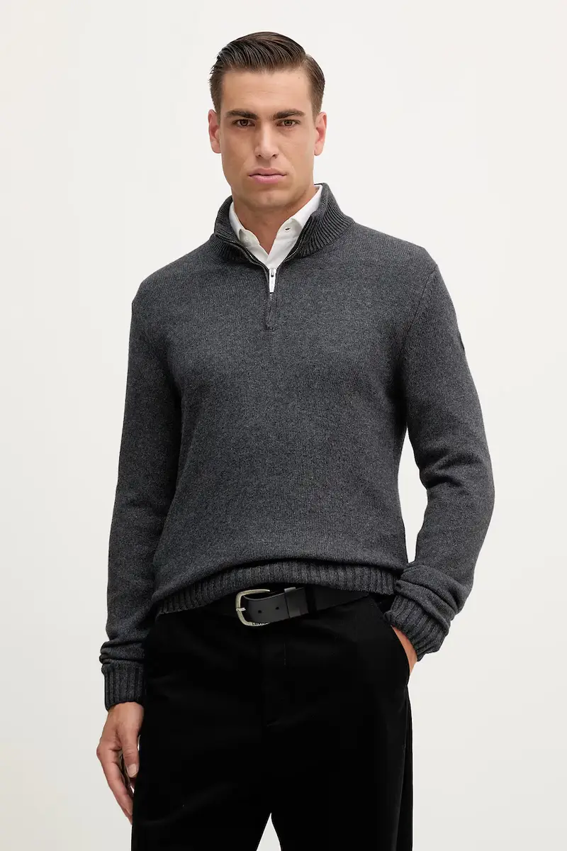 maglione in lana uomo colore grigio 4472.5YR