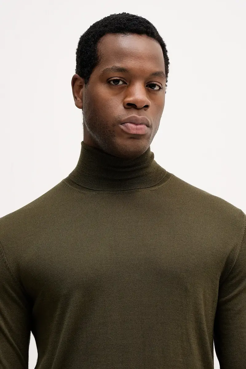 maglione in lana Verde miniatura 4