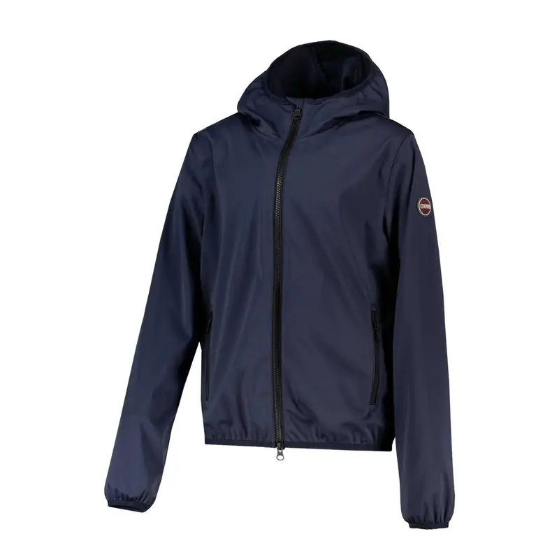 GIACCA SOFTSHELL CON CAPPUCCIO BAMBINO Blu
