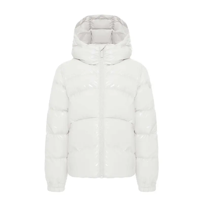 PIUMINO CON CAPPUCCIO CON PELLICCIA GLOW BAMBINA