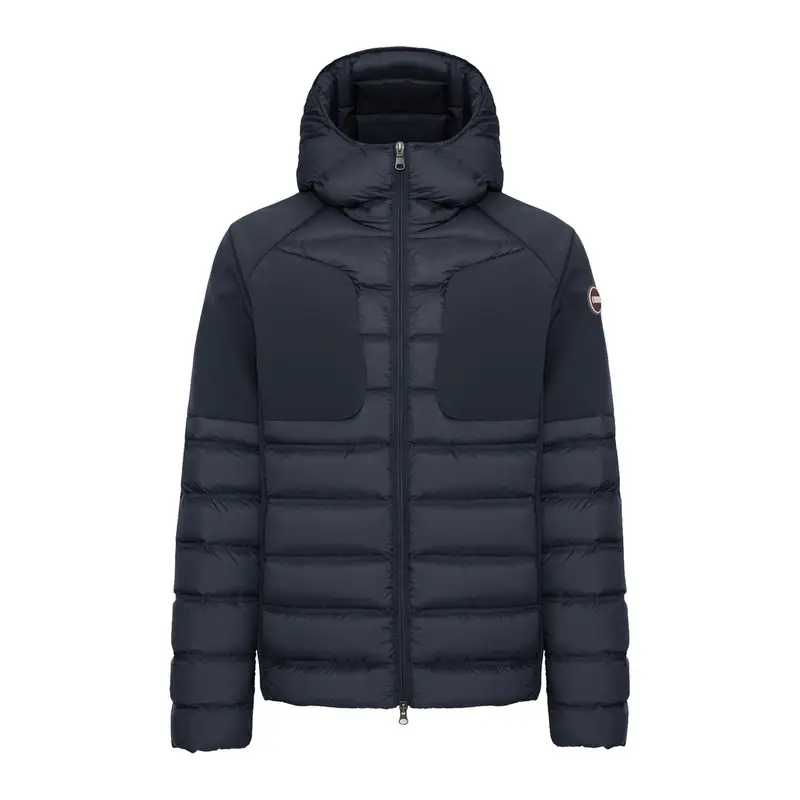 PIUMINO CON CAPPUCCIO INSERTI SCUBA Blu