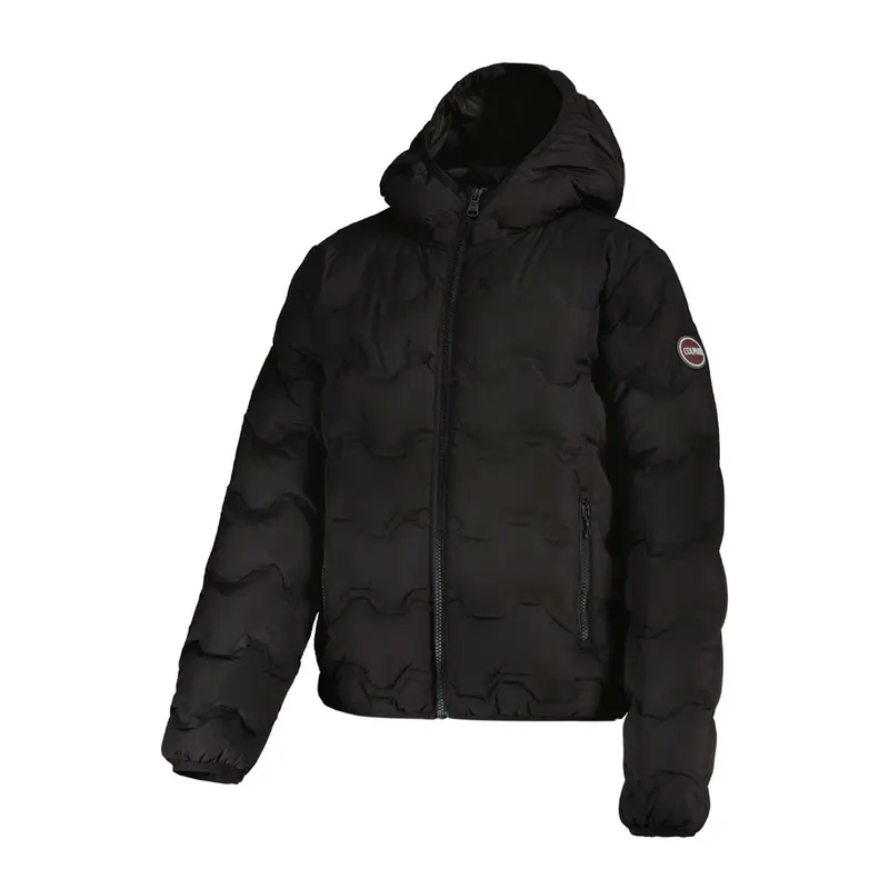 PIUMINO CON CAPPUCCIO ONDE BAMBINO Nero