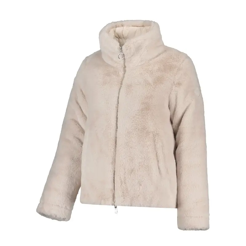 PIUMINO REVERSIBILE IN ECOPELLICCIA DONNA Bianco