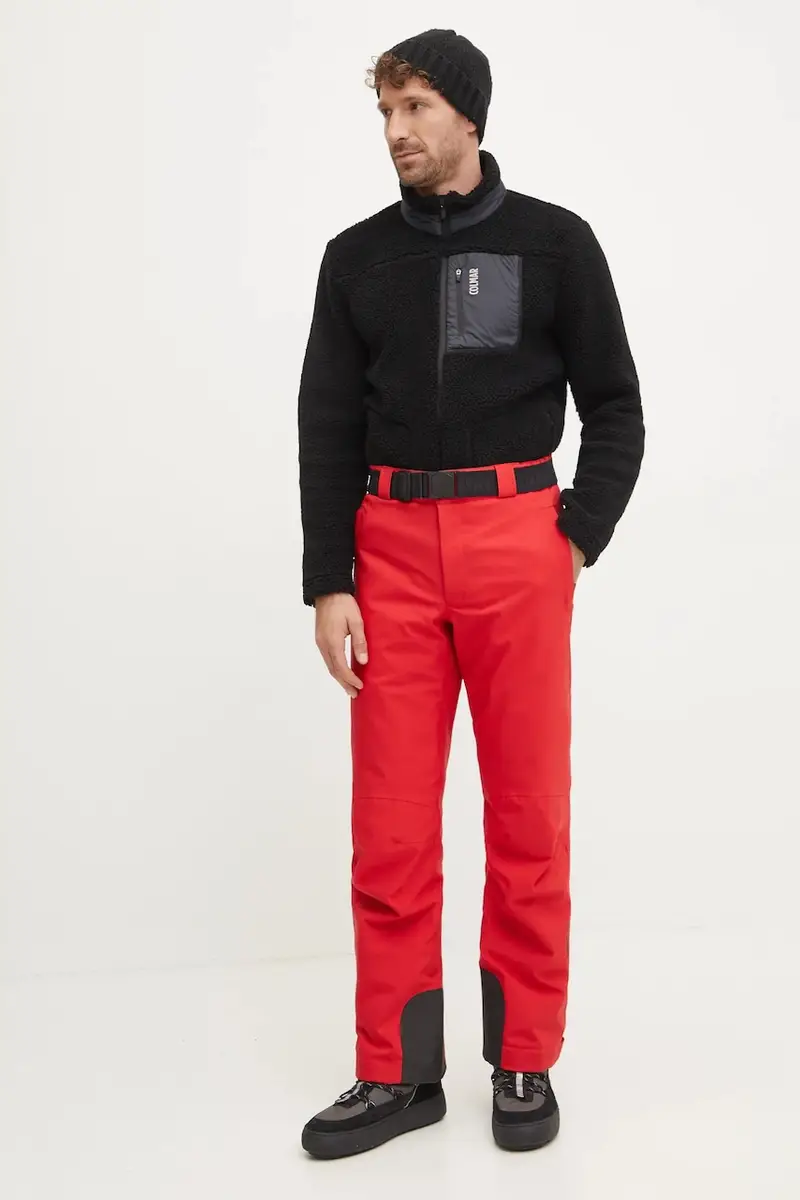 pantaloni da sci colore rosso 0727R.1VC