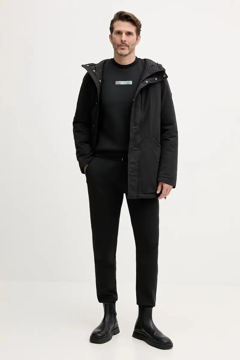 pantaloni tuta colore nero 6738.9ZK miniatura 2