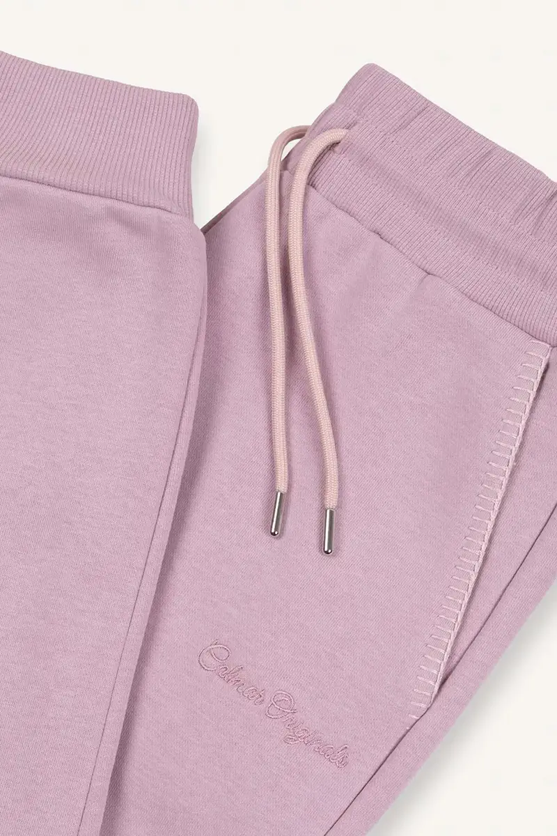 pantaloni tuta donna colore rosa 9254.3ZN miniatura 3