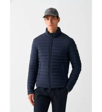 per uomo 1246 Piumino leggero con collo imbottito, blu navy (50), Casual, Poliamide