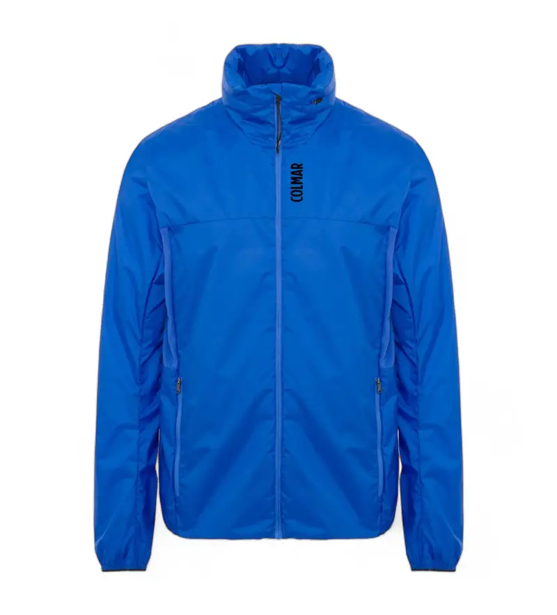 per uomo 1893-2XQ Giubbotto sfoderato con cappuccio sul colletto blu (50), Casual, Poliestere