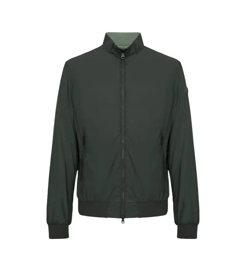 per uomo. 1899R-8VX Giubbotto bomber reversibile verde (50), Casual, Poliamide