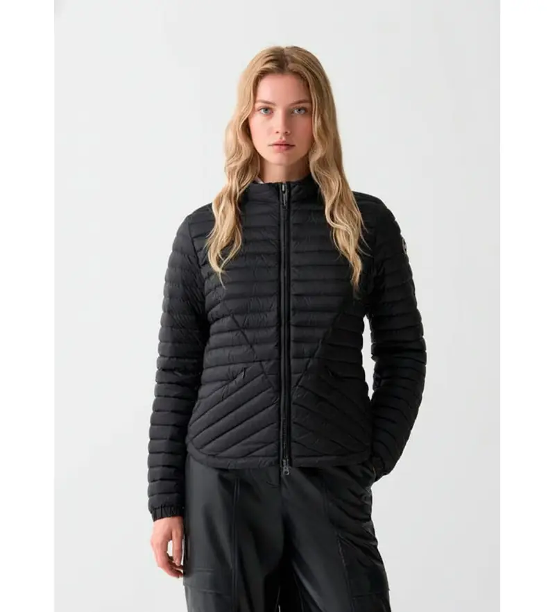 per uomo. 2214 Giacca leggera in piumino nero (40), Casual, Poliamide