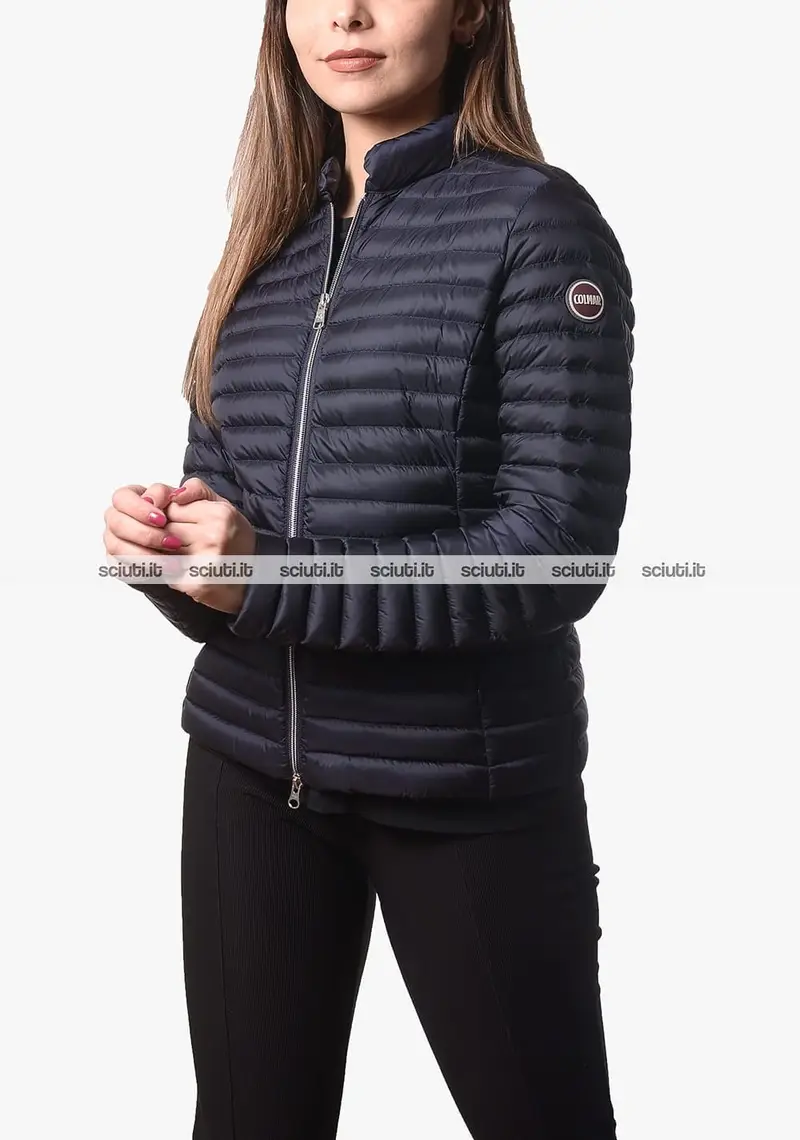 Piumino Colmar donna blu scuro 100 grammi senza cappuccio